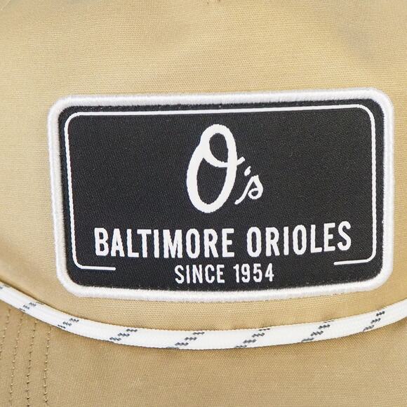 Men's Baltimore Orioles '47 Hat Khaki Oxford Tech Hitch Snapback Cap OSFM - Picture 2 of 10